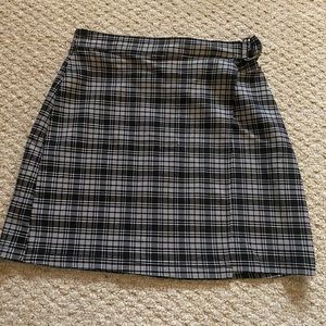 Ultra High Rise Plaid Skirt